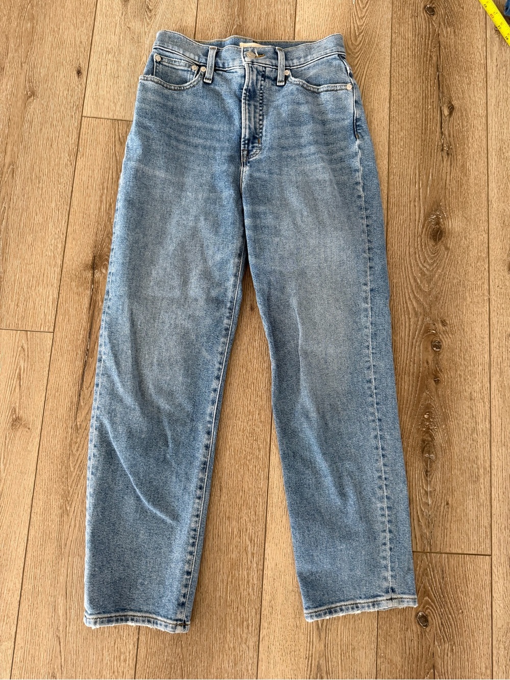 Madewell Women's Straight-Leg Jeans - Light Blue Wash
